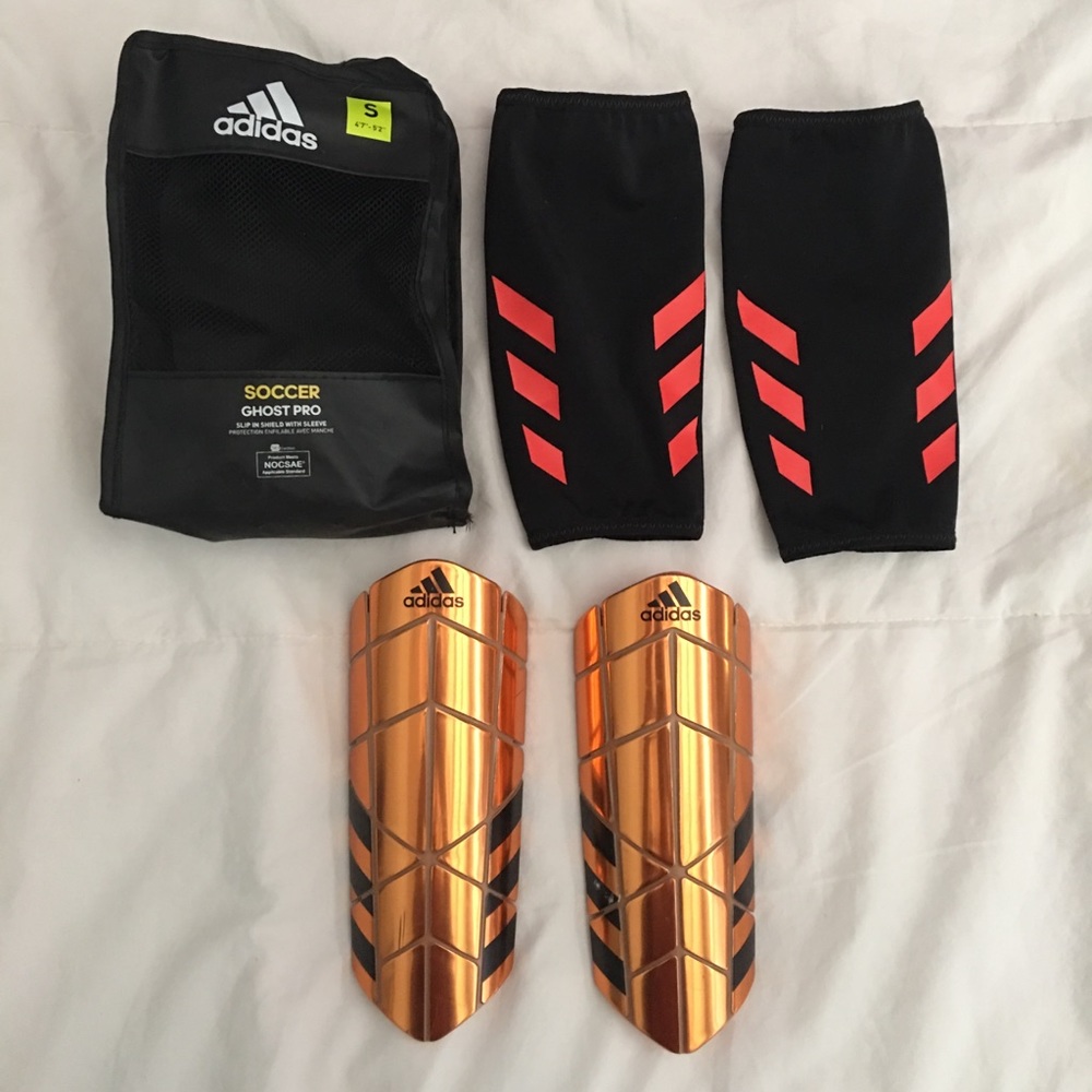 Adidas Ghost Pro Shin Guards (Red)